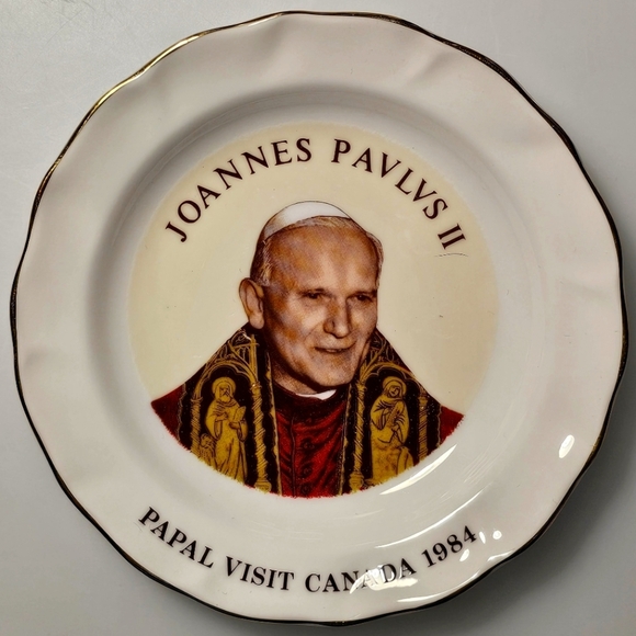 Pope John Paul II Papal Visit to Canada 1984 Trinket Dish - Picture 6 of 8